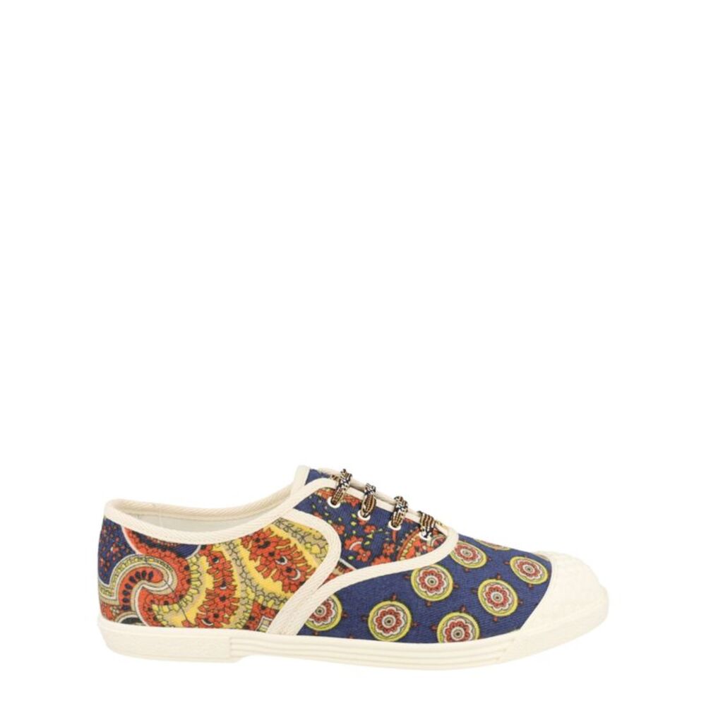 Valentino Paisley Print Bay By Bay Low-Top Sneakers Multi Mens